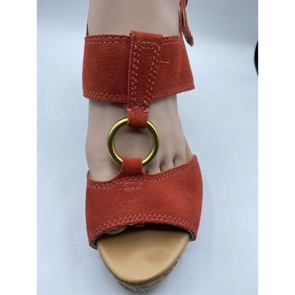 Coach Valeann Womens Tulip Platform Suede Sandal Size 8B - Picture 13 of 15